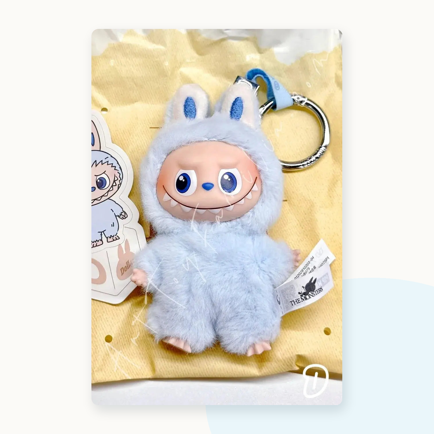 POP MART Labubu The Monsters PIN FOR LOVE Series Plush Pendant Blindbox (A-M) - detail