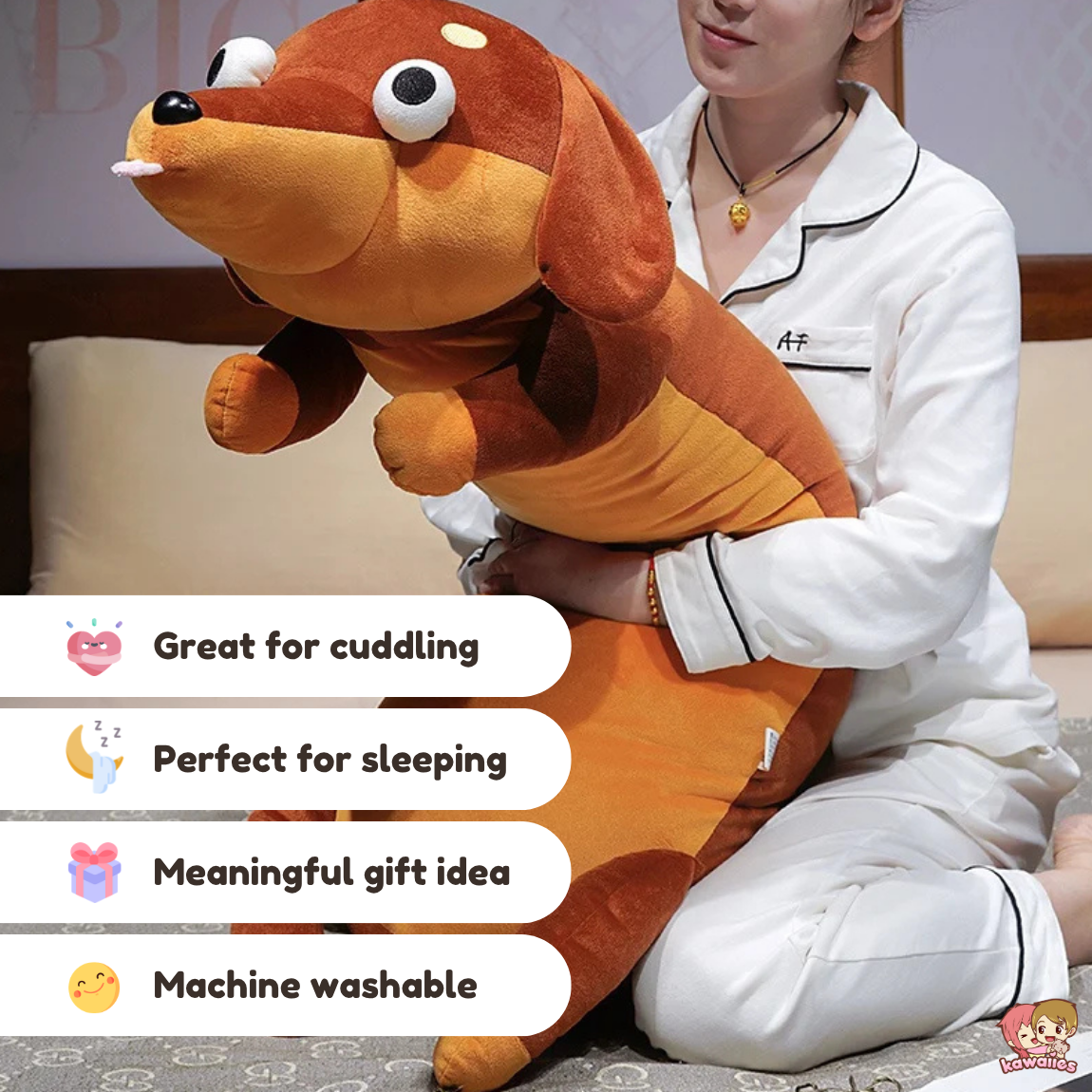 Long Snuggly Sausage Dog Plushies — image 4
