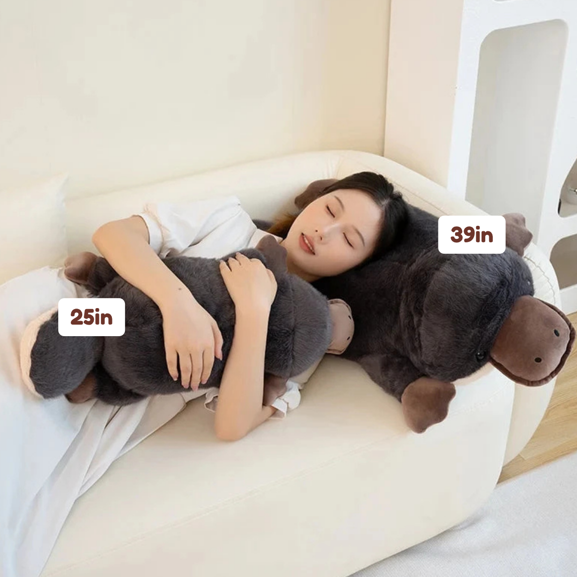 Giant Fluffy Platypus Plushie — image 3