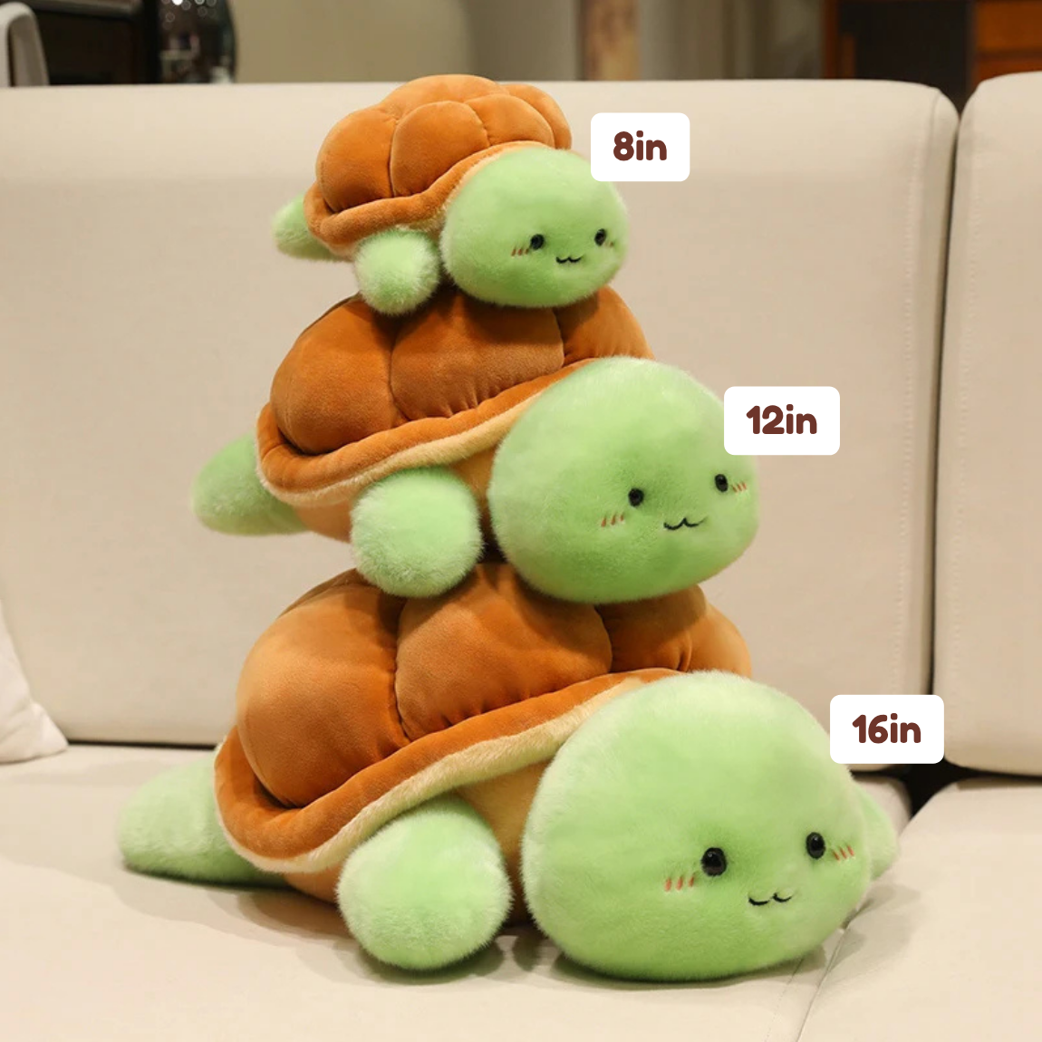 Kawaii Mochi Turtle Plushies — image 3