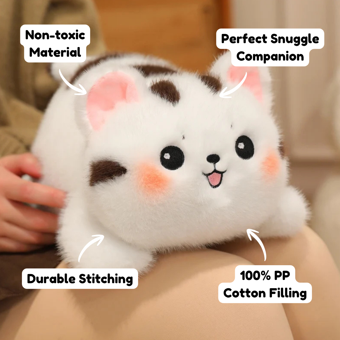 Kawaii Pudding Paws Cat Plushies — image 4