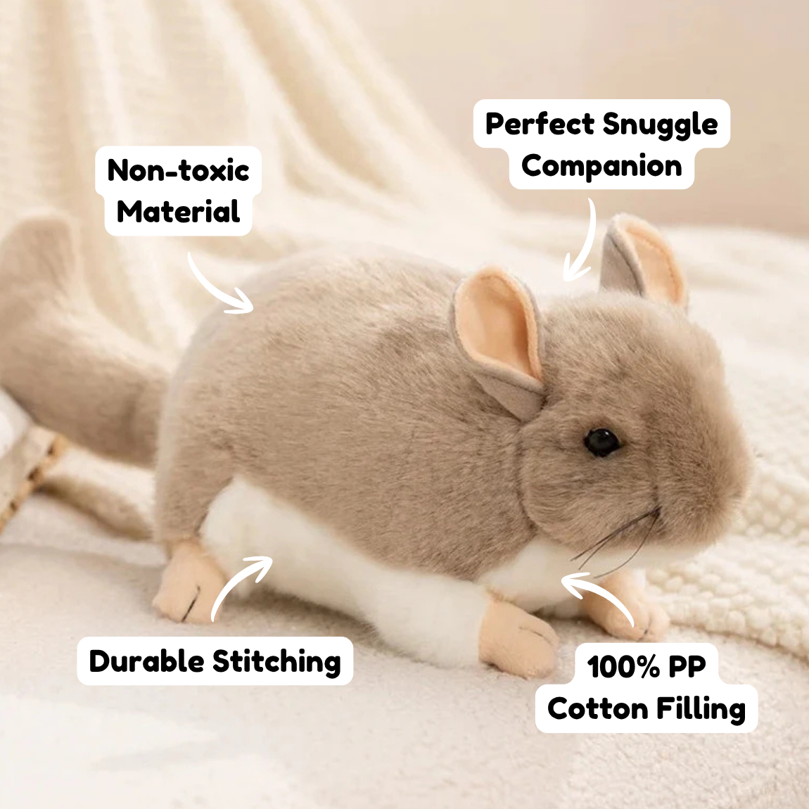 Didi the Kawaii Chinchilla Plushie — image 3