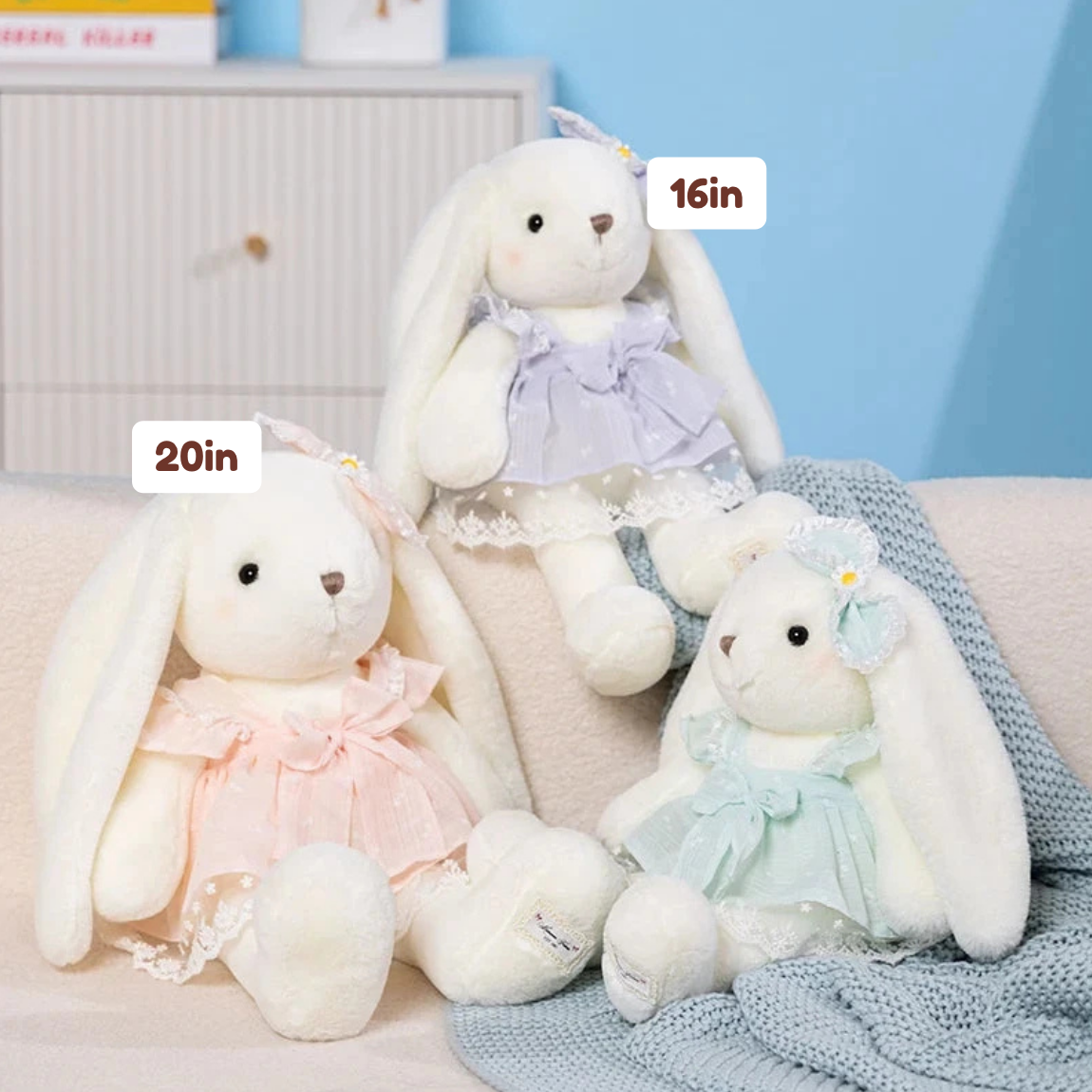 Fuwawa the White Bunny Plush — image 3