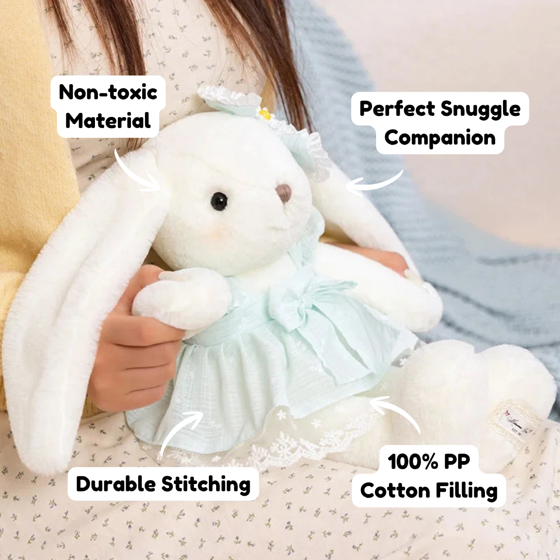 Fuwawa the White Bunny Plush — image 4