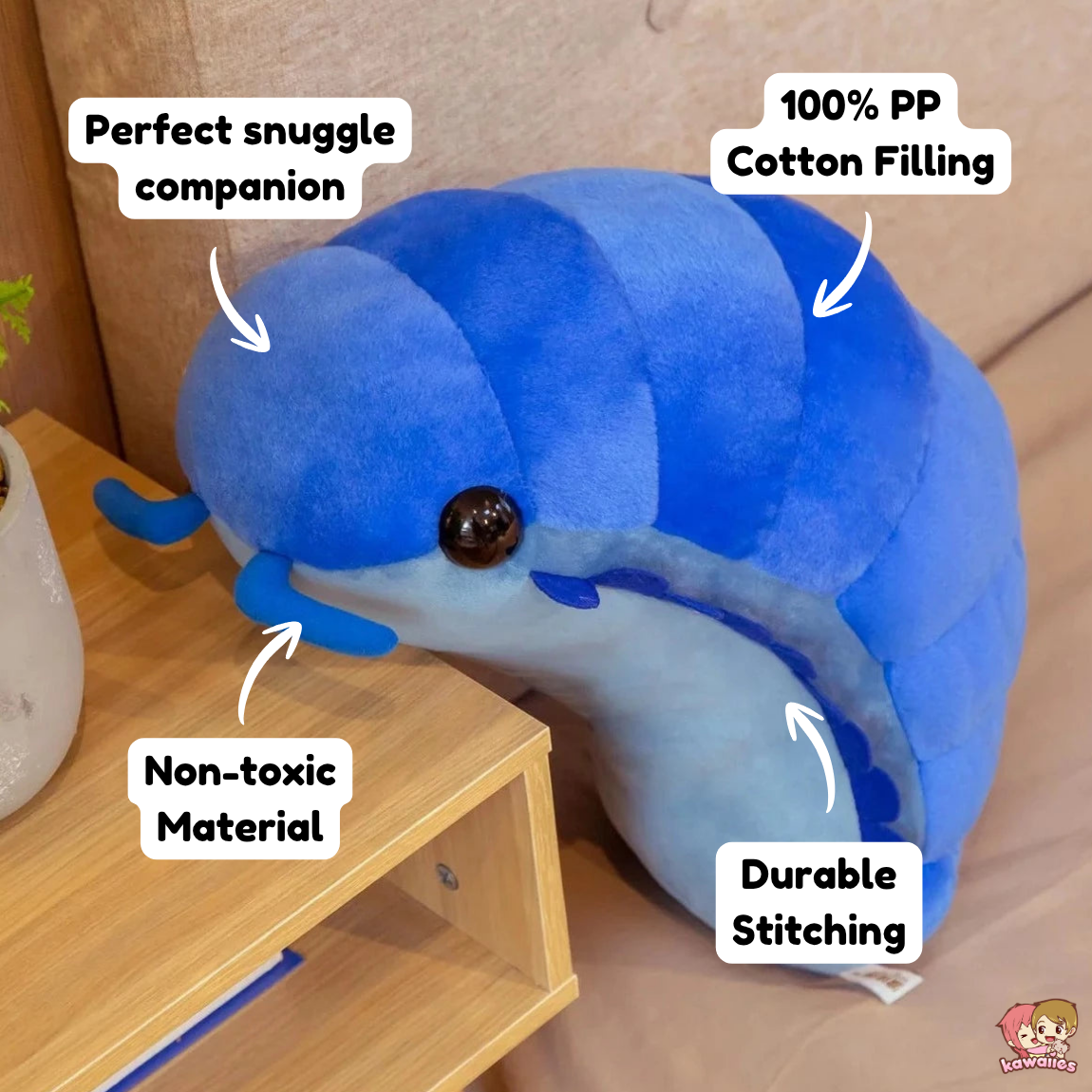 Kawaii Isopod Animal Plush — image 2