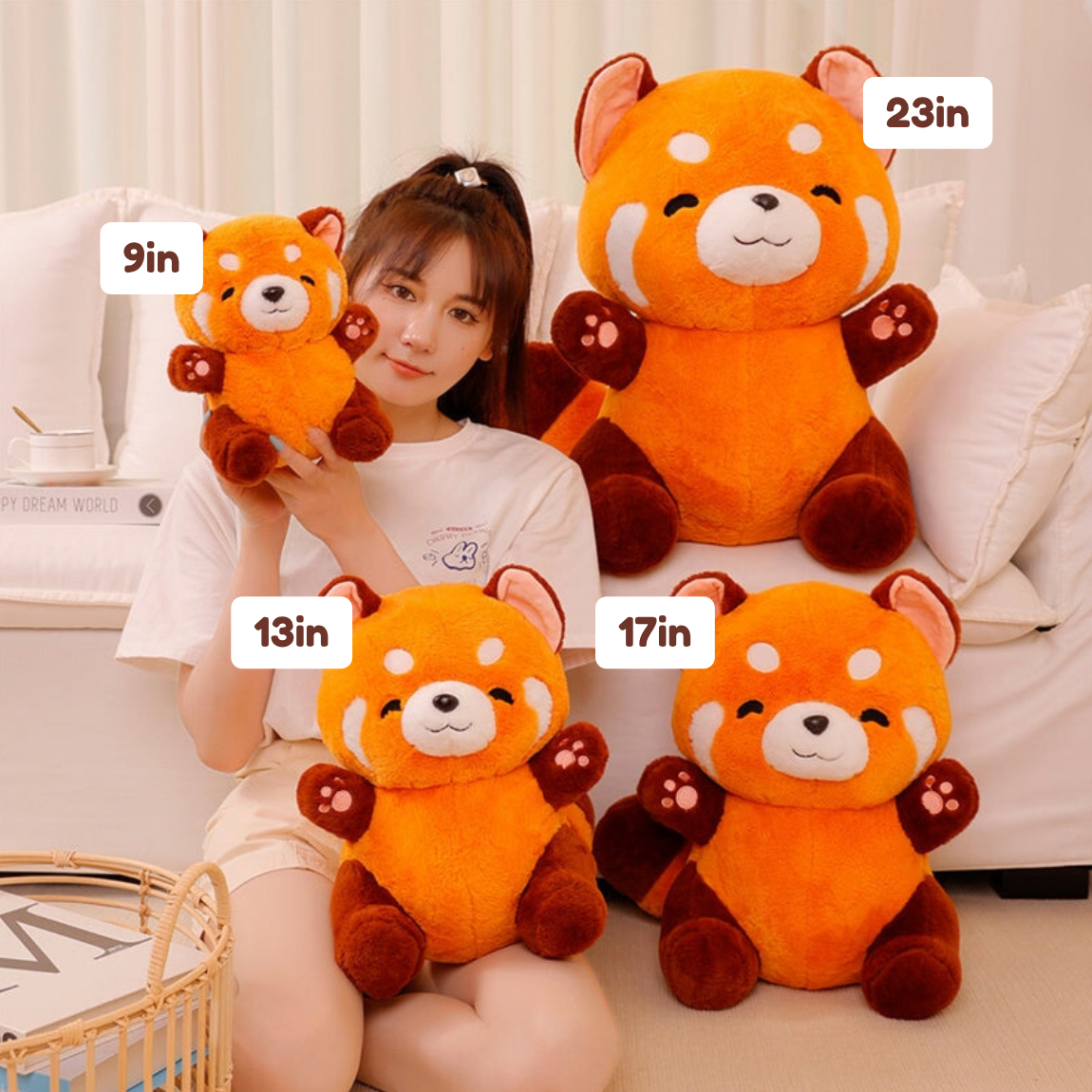 Chai the Kawaii Red Panda Plushie — image 3