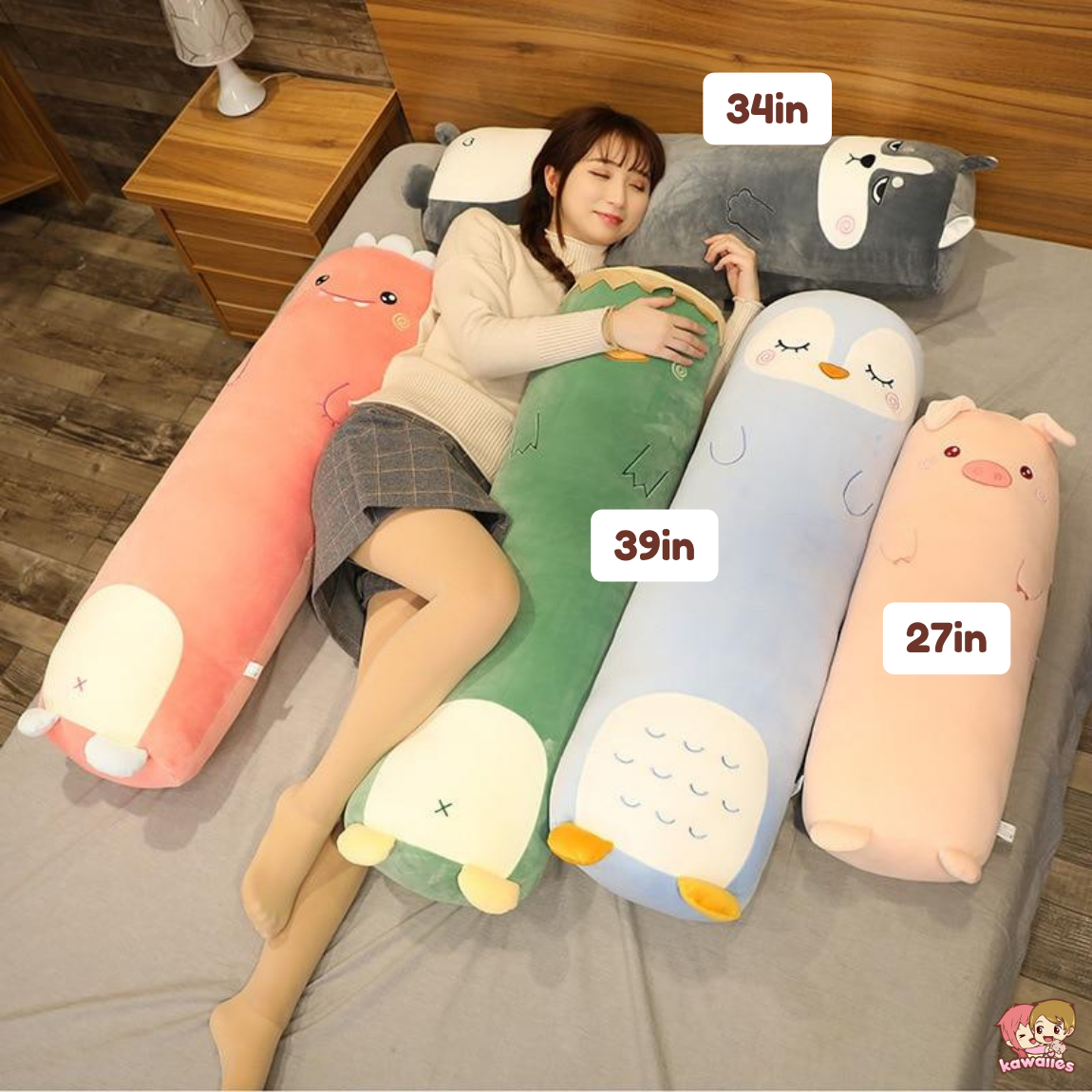 Kawaii Animal Body Pillow Collection — image 2