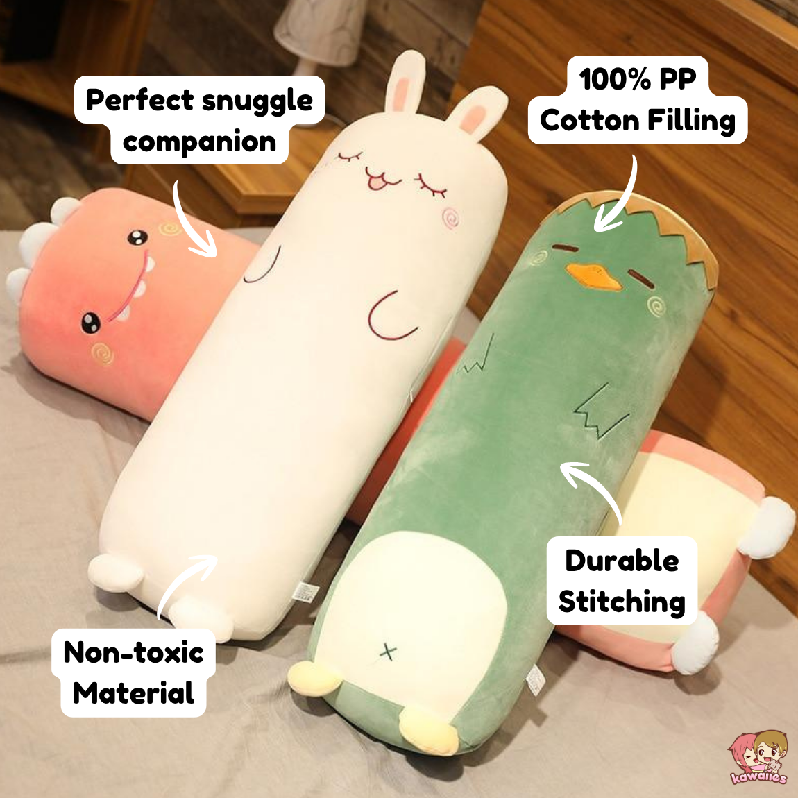 Kawaii Animal Body Pillow Collection — image 3