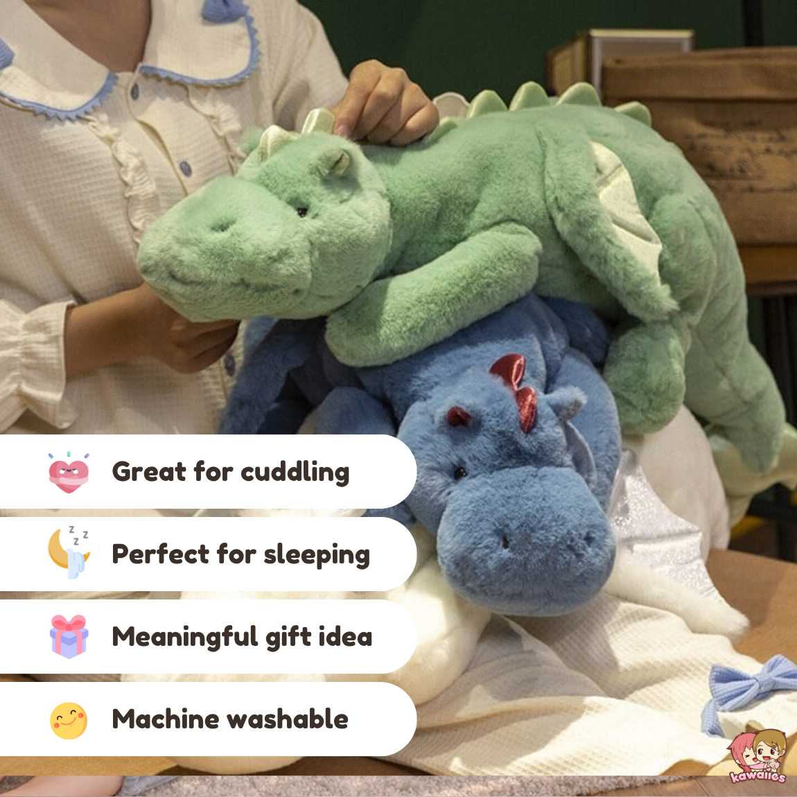 Giant Fluffy Dragon Plushie Collection — image 20