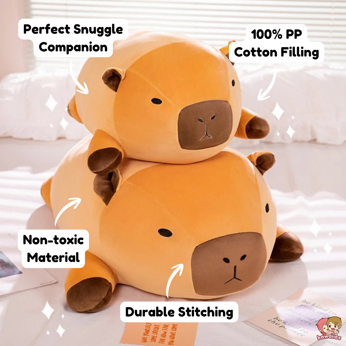 Huge Snuggly Capybara Plushie — image 4