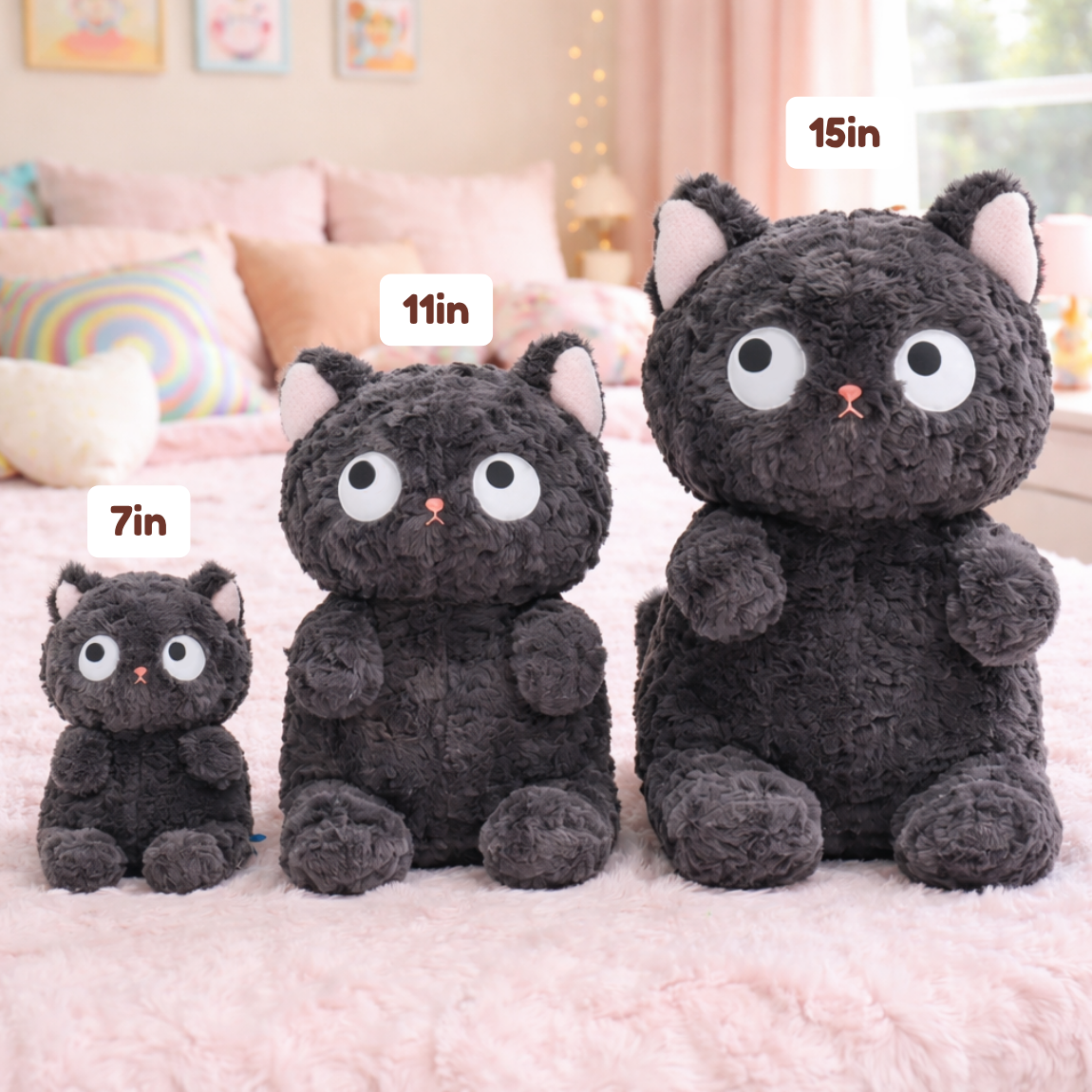 Jiji the Cute Fluffy Black Cat Plushie | Limited stock — image 4