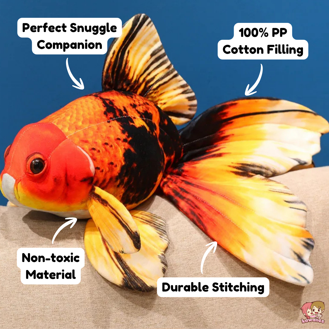 Lucky Goldfish Koi Fish Plush — image 3