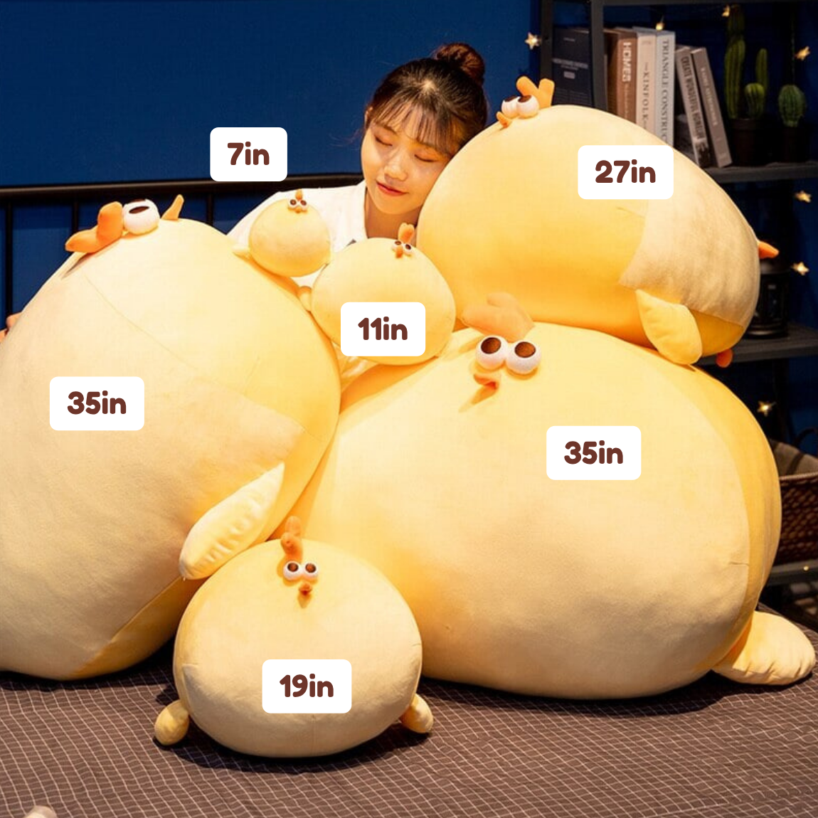 Jaba the Chonky Yellow Chicken Plushie — image 3