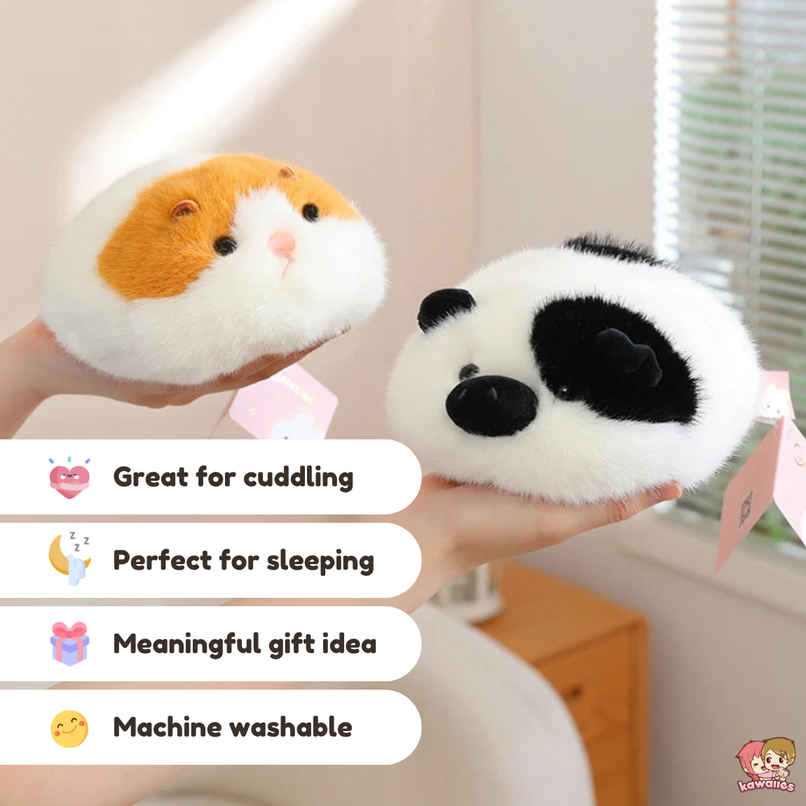 Fluffy Mochi Puff Animal Plush Collection — image 4