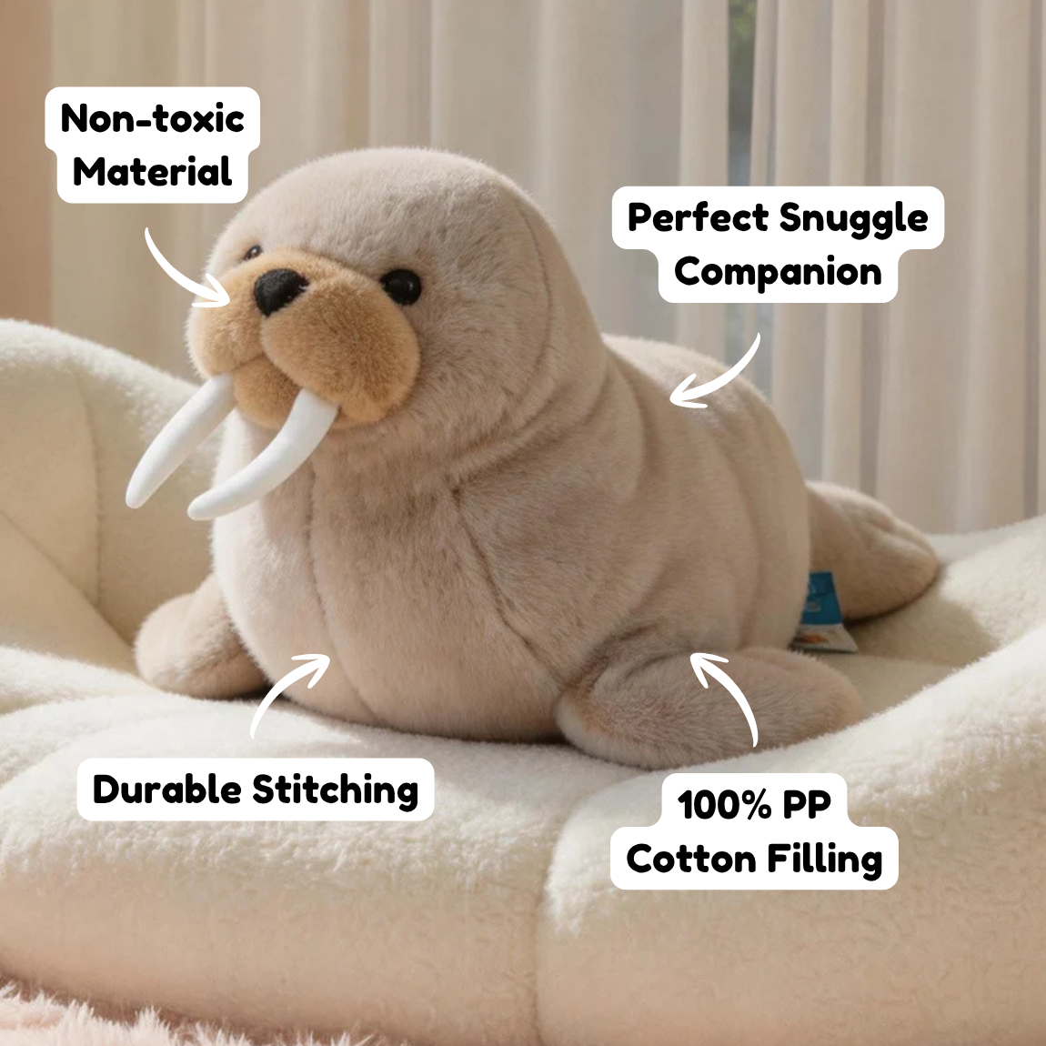 Walnut the Walrus Plush — image 4