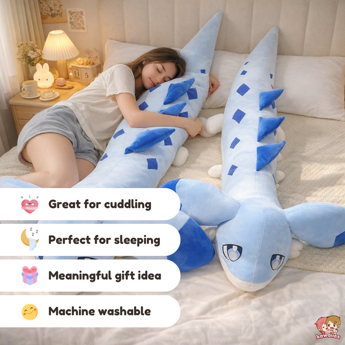 Melody and Sofi the Long Hybrid Dragon Plushies — image 15