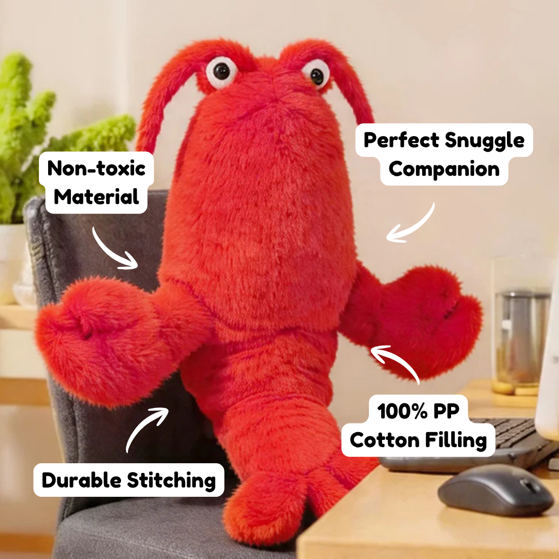 Giant Red Lobster Plushie — image 5