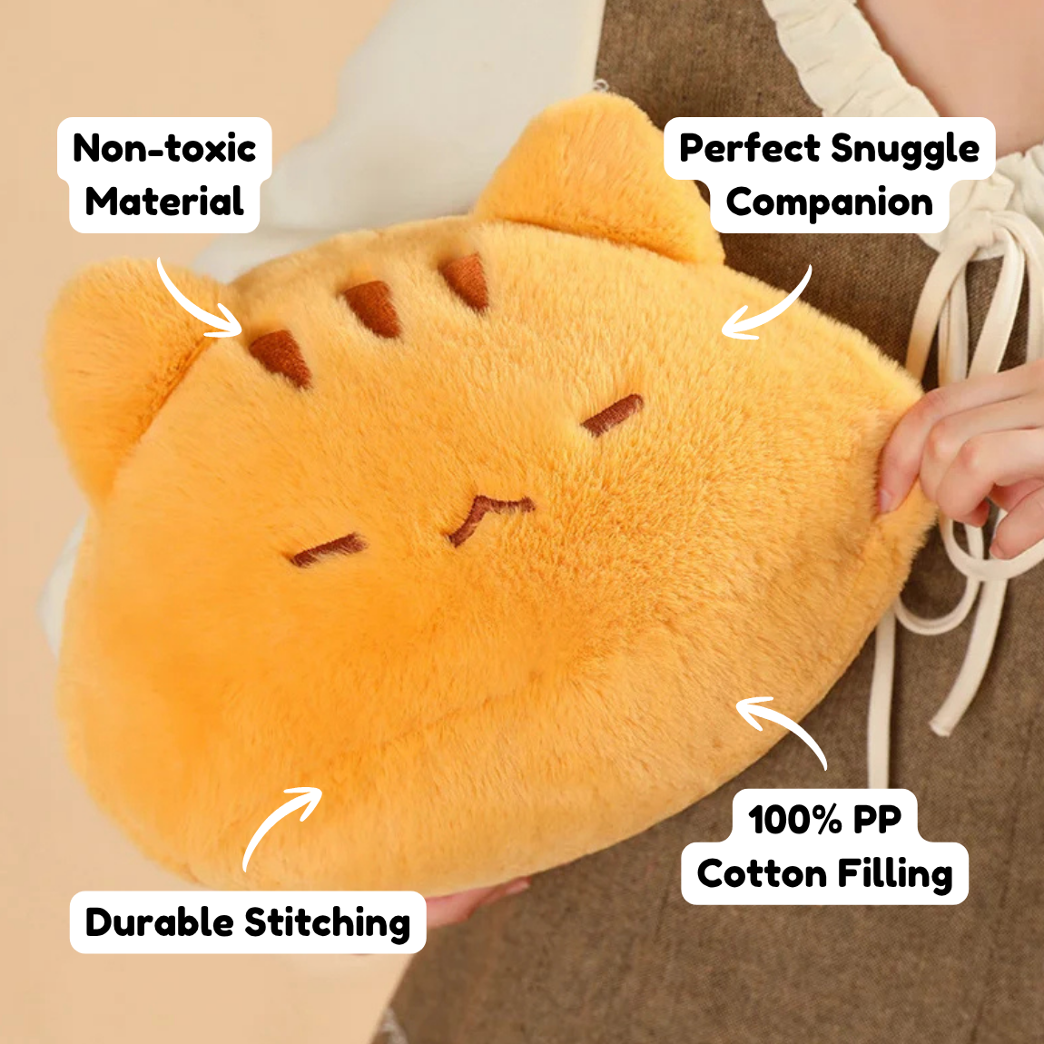 Fluffy Cat Ball Plushies — image 3