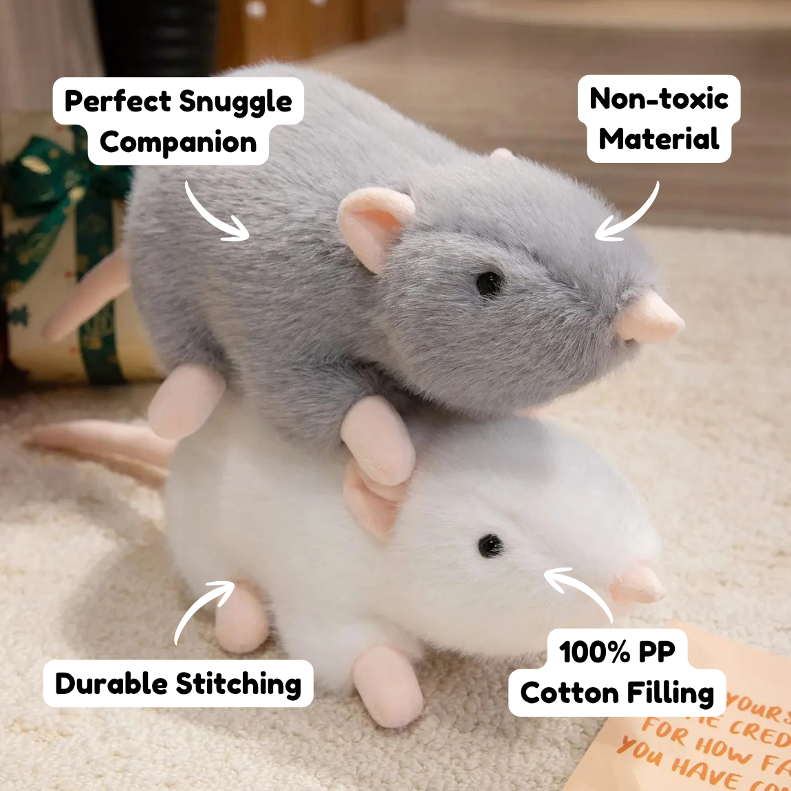 Cheesingtons the Lovable Mouse Plushie Family — image 4