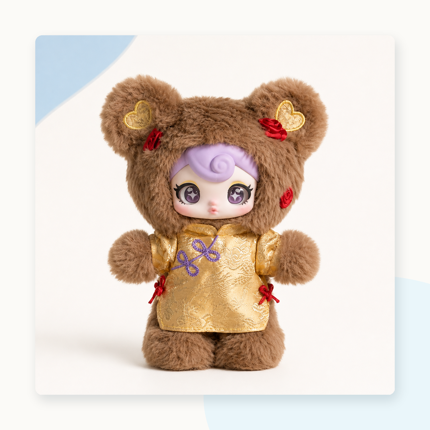Nommi Rebellious Sweetheart Plush Blind Box - qipao bear