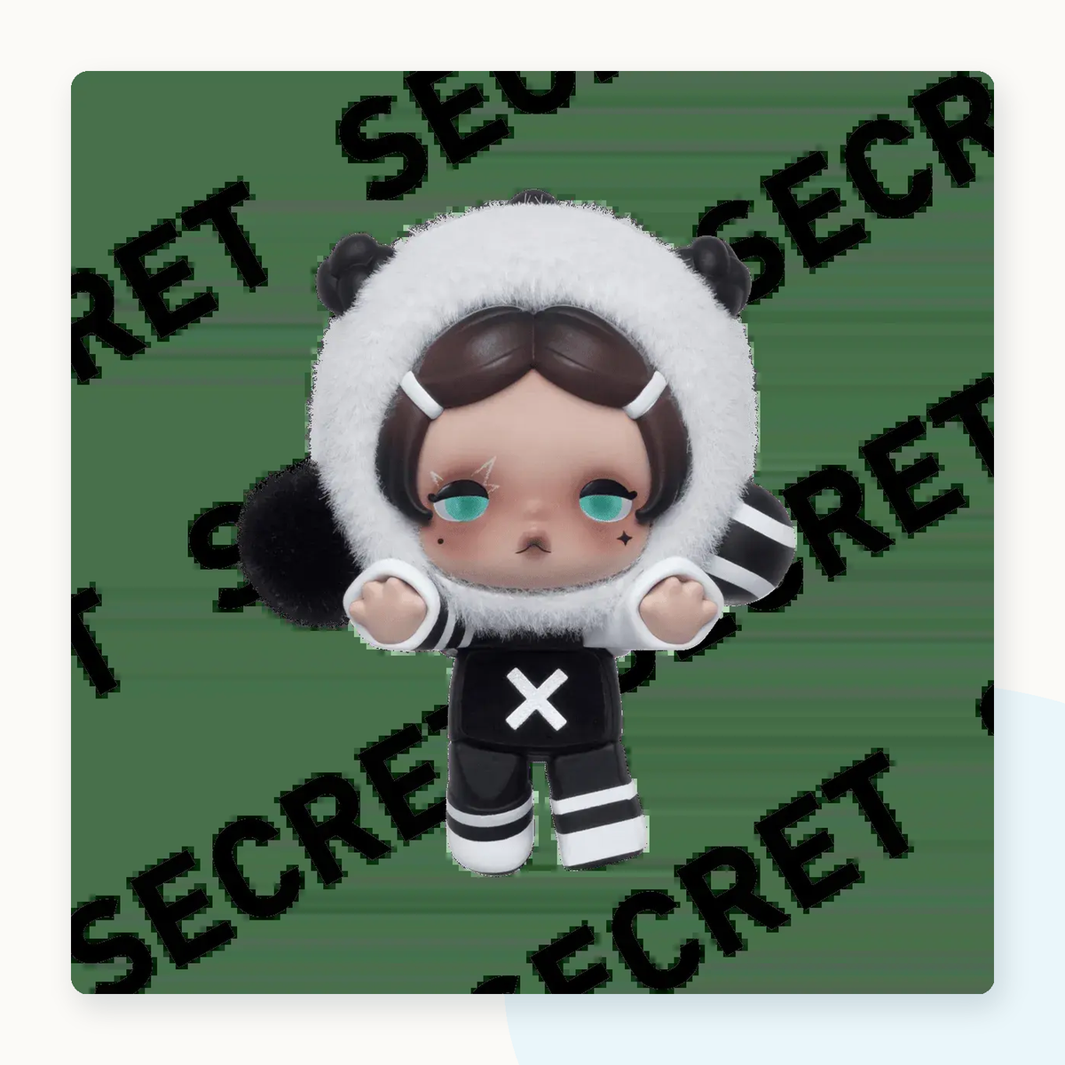 POP MART SKULLPANDA Off Mode Series Pop Attach Bean Blindbox - detail