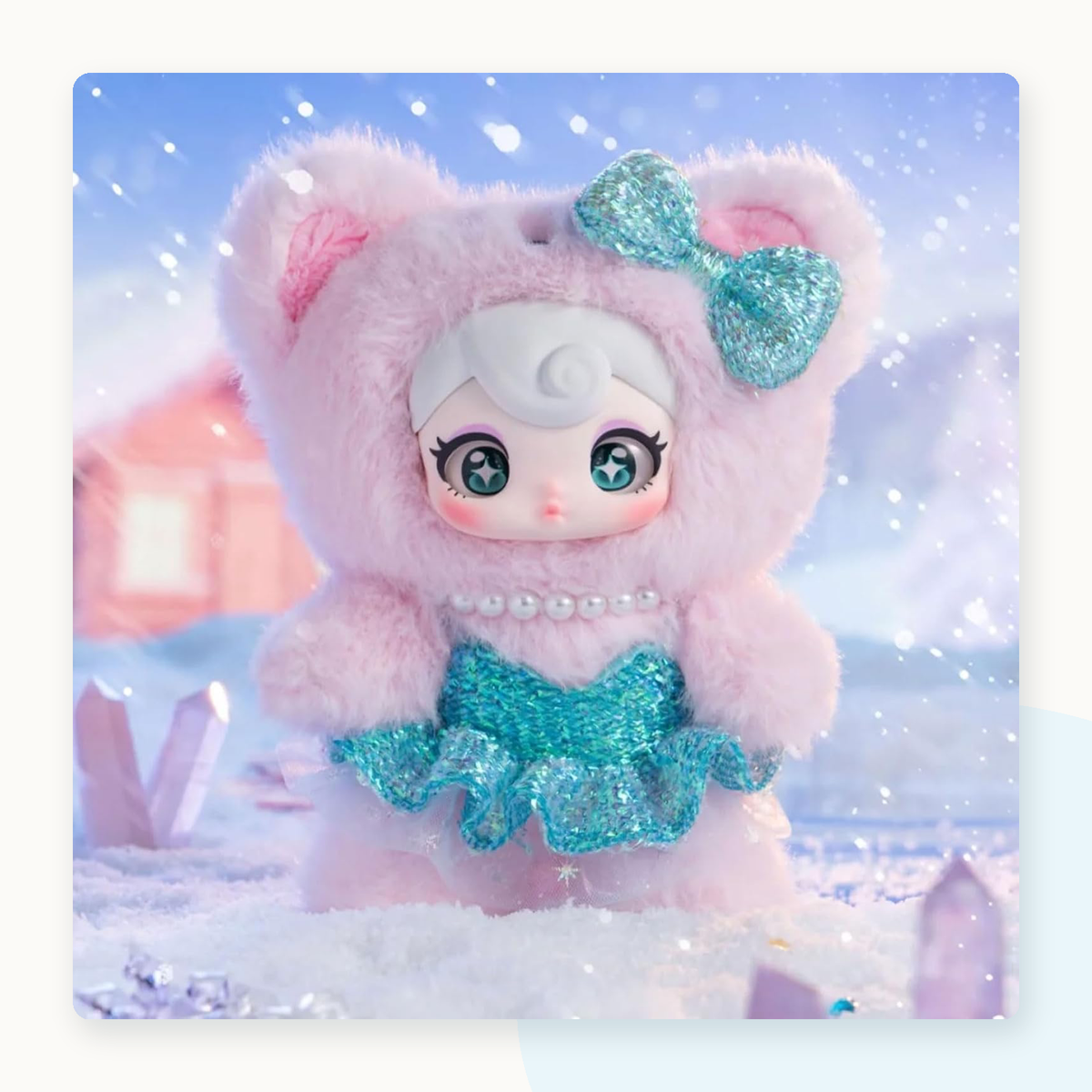 Nommi Rebellious Sweetheart Plush Blind Box - ice pink fox
