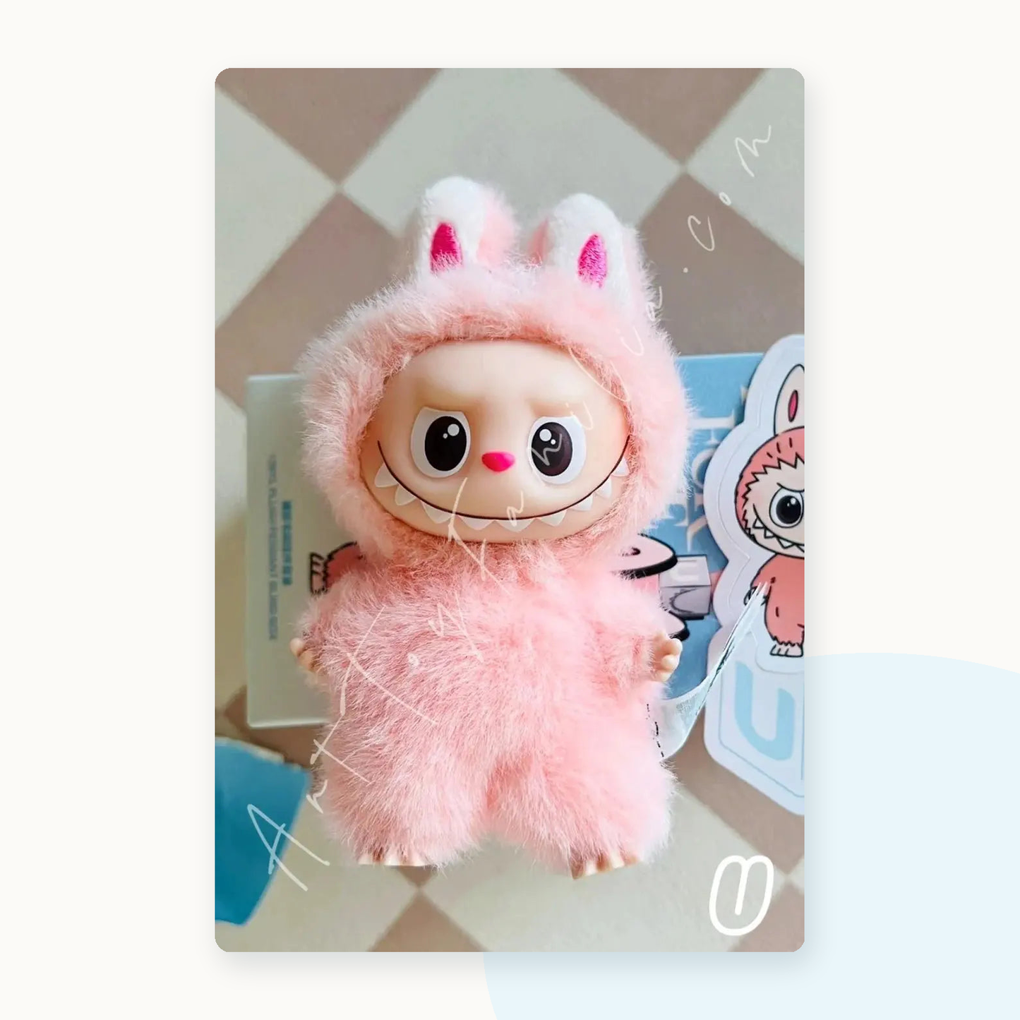 POP MART Labubu The Monsters PIN FOR LOVE Series Plush Pendant Blindbox (N-Z) - detail