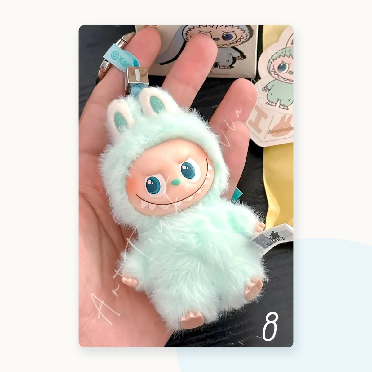 POP MART Labubu The Monsters PIN FOR LOVE Series Plush Pendant Blindbox (A-M) - detail