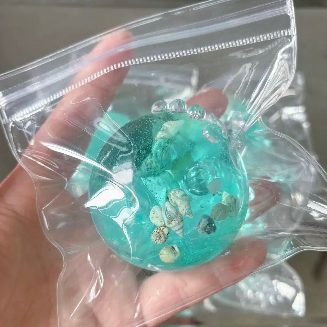 Sea Blue Stress Ball Jelly Ball Squishy Stress Relief Decompression Toy – product image 2