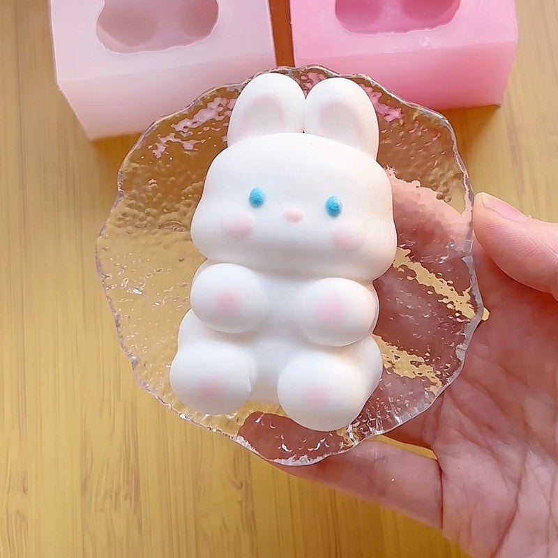 Handmade Silicone Small Rabbit Bunny Relief Squishy Toy – product image 4