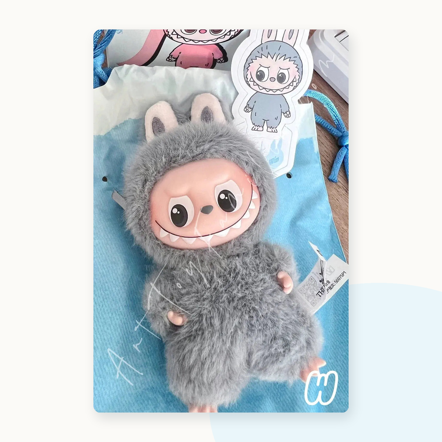 POP MART Labubu The Monsters PIN FOR LOVE Series Plush Pendant Blindbox (N-Z) - detail