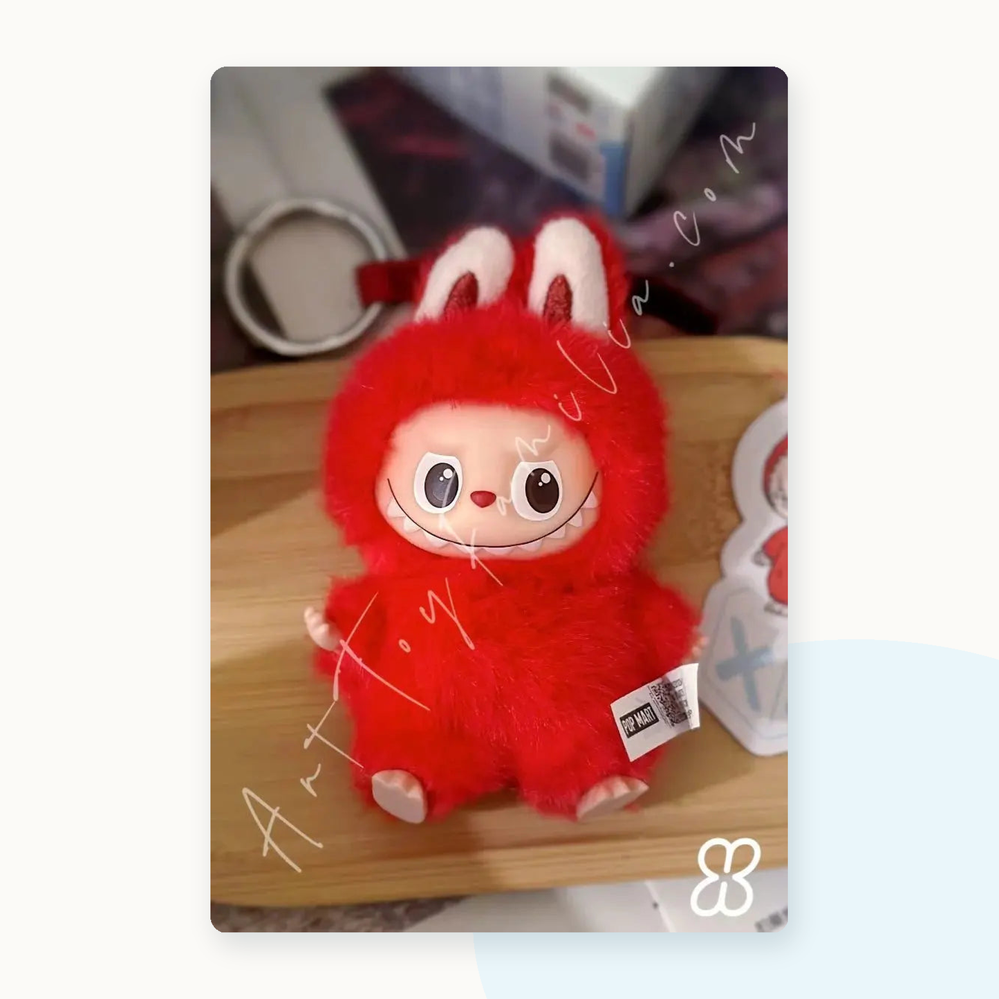POP MART Labubu The Monsters PIN FOR LOVE Series Plush Pendant Blindbox (N-Z) - detail