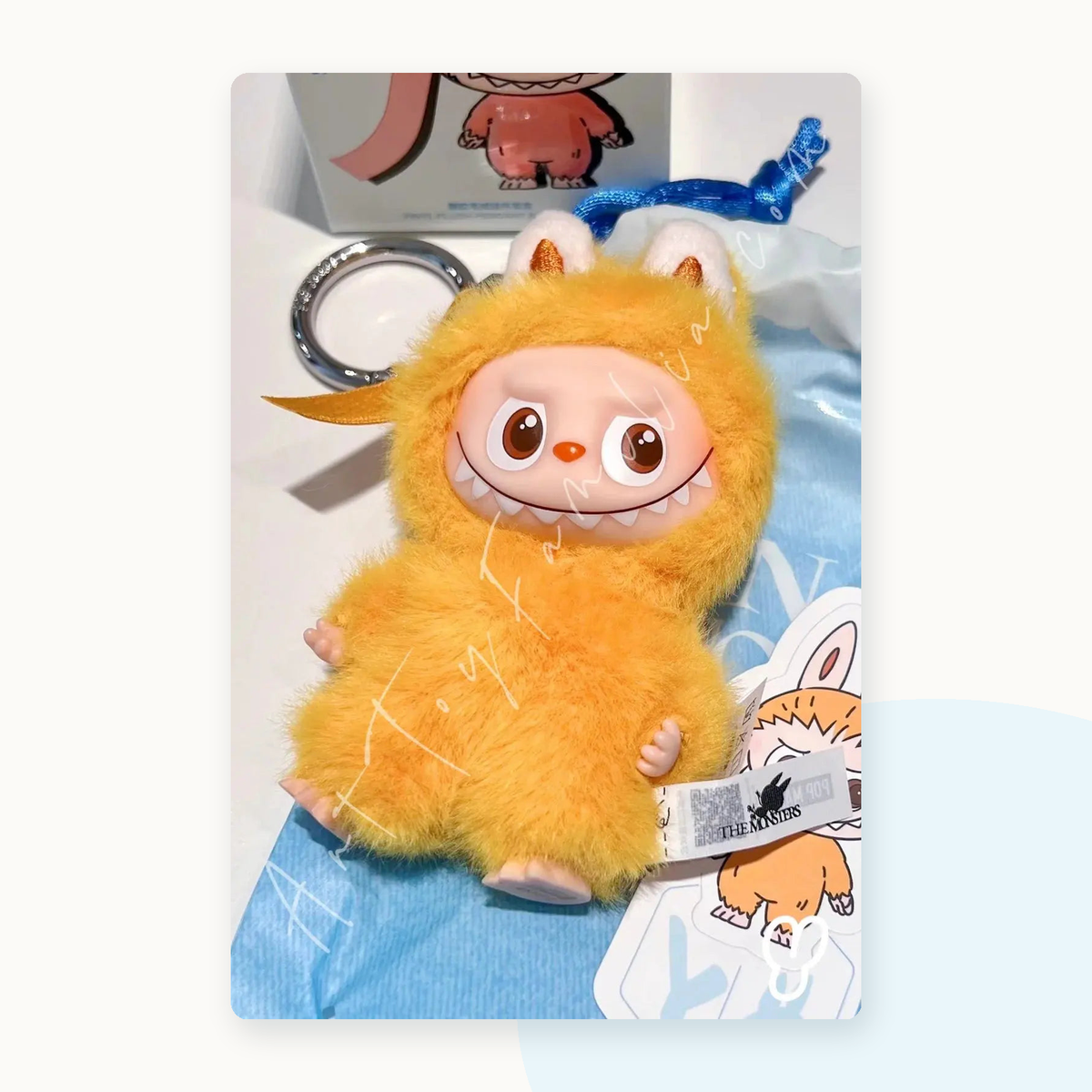 POP MART Labubu The Monsters PIN FOR LOVE Series Plush Pendant Blindbox (N-Z) - detail