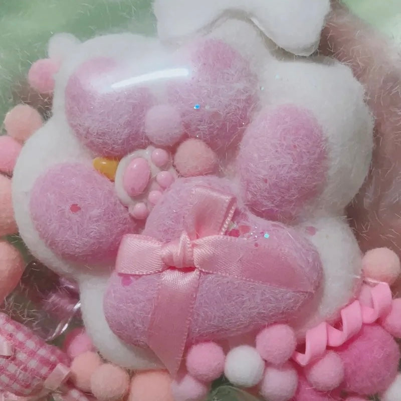 260g Handmade Silicone Cat's Paw Stress Relief Squishy Toy — Pink / Pink & Blue / Yellow & White & More – product image 10