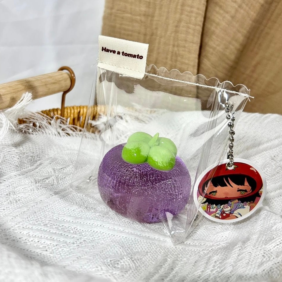 Transparent Mangosteen Taba Squishy Toy – product image 3