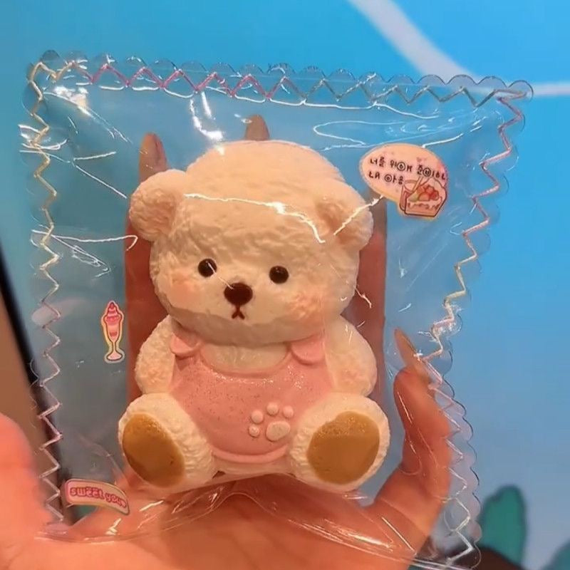 Handmade Blue / Purple / Pink Bear Taba Squishy Toy – product image 12