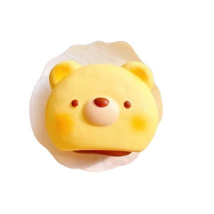 Slow Rising Squishy Bear Head Stress Relief Decompression Toy — 1pc Bear Head / 2pcs Bear Head – product image 5