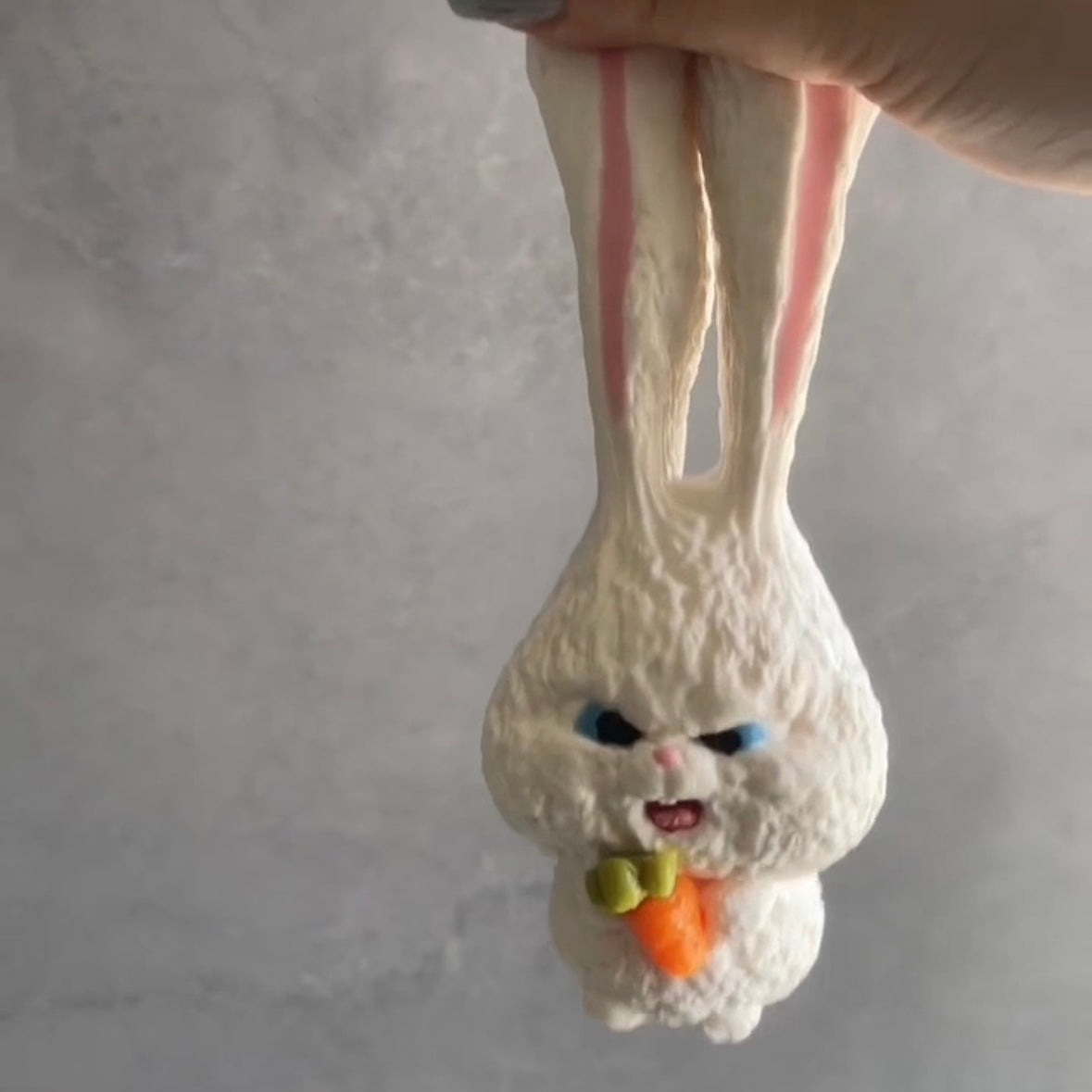 Rabbit Bunny Snowball Taba Squishy Toy – product image 2