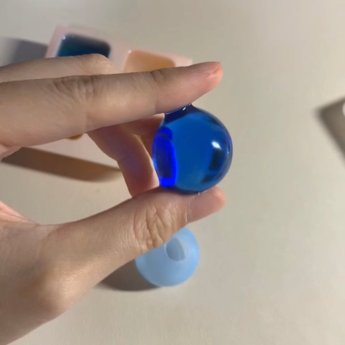 Handmade Transparent 2.2cm Ball Stress Relief Squishy Toy – product image 2