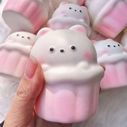 Slow Rising Squishy Bear Ice Cream Stress Relief Decompression Toy – product image 2