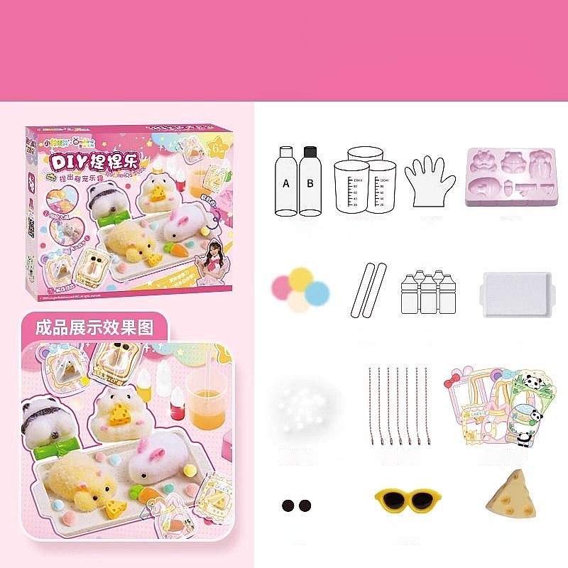 Animal Squishy Making Kit for Starter, No Odor, for Squishy Toy Making  (50ml Part A  + 50ml Part B) – product image 5