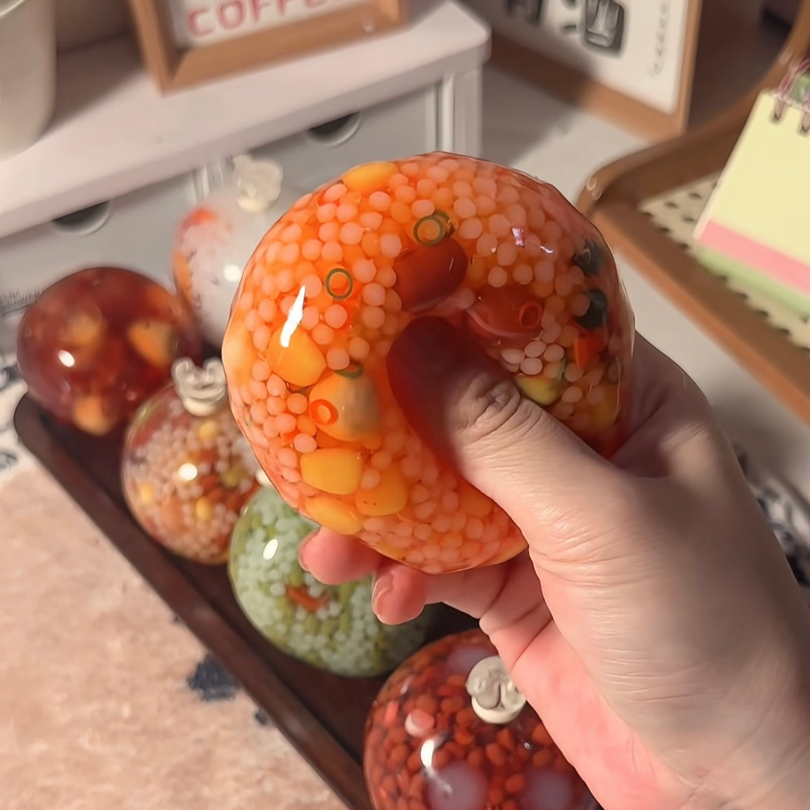 Rice Ball Collection Stress Ball Squishy Stress Relief Decompression Toy - Zip-tie Closure – product image 21
