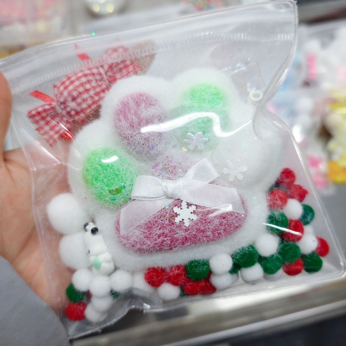260g Handmade Silicone Cat's Paw Stress Relief Squishy Toy — Pink / Pink & Blue / Yellow & White & More – product image 15
