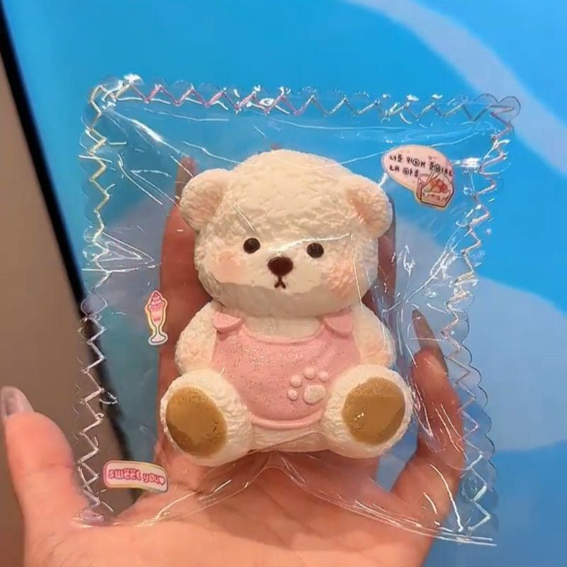 Handmade Blue / Purple / Pink Bear Taba Squishy Toy – product image 11