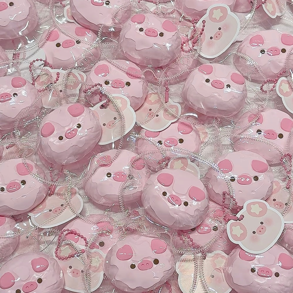 Handmade Pink Pig Taba Squishy Toy — 1pc / 2pcs – product image 2