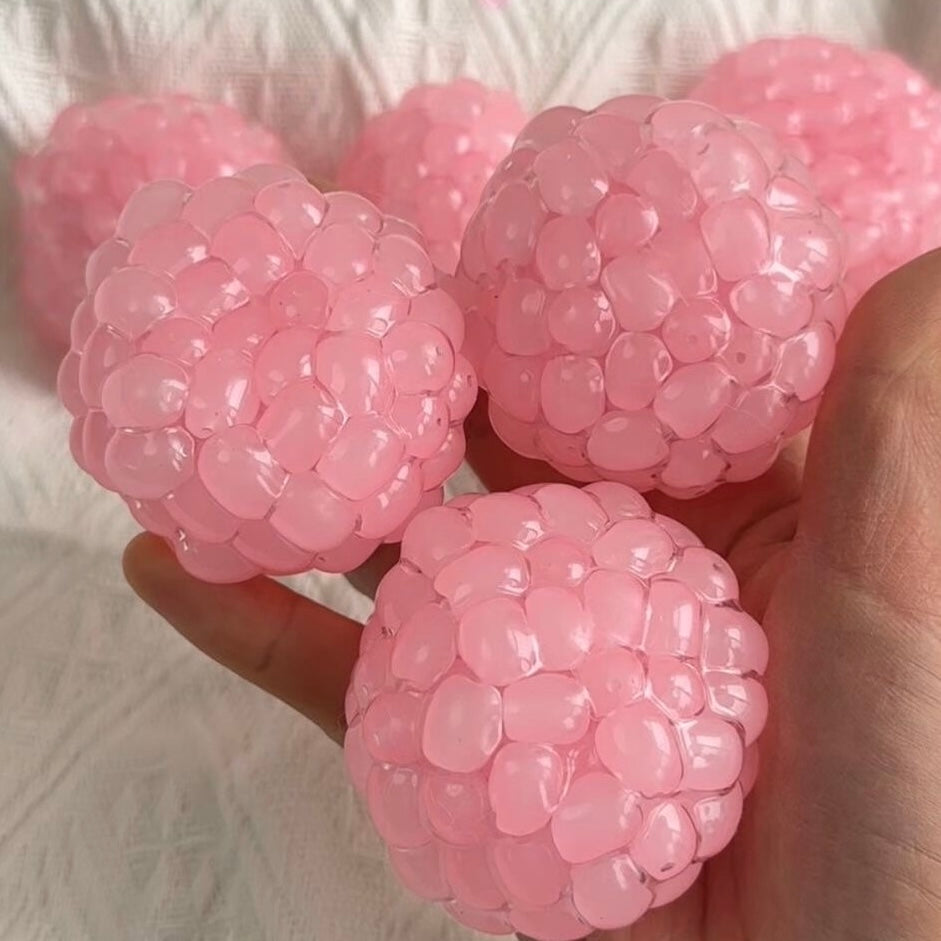 Blue or Pink or Green or White Handmade Stress Balls – product image 2