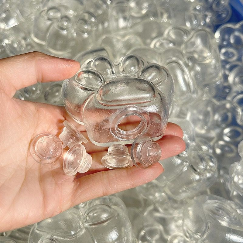 Transparent Cat's Paw Stress Ball Skin 5.5cm – product image 3