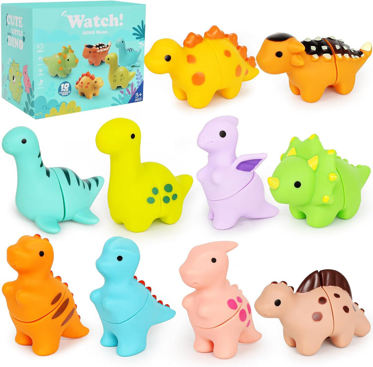10-Piece Montessori Dinosaur Matching Set