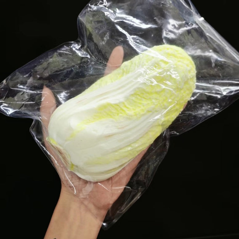 400g+ Handmade Silicone Chinese Cabbage Taba Squishy Toy – product image 2