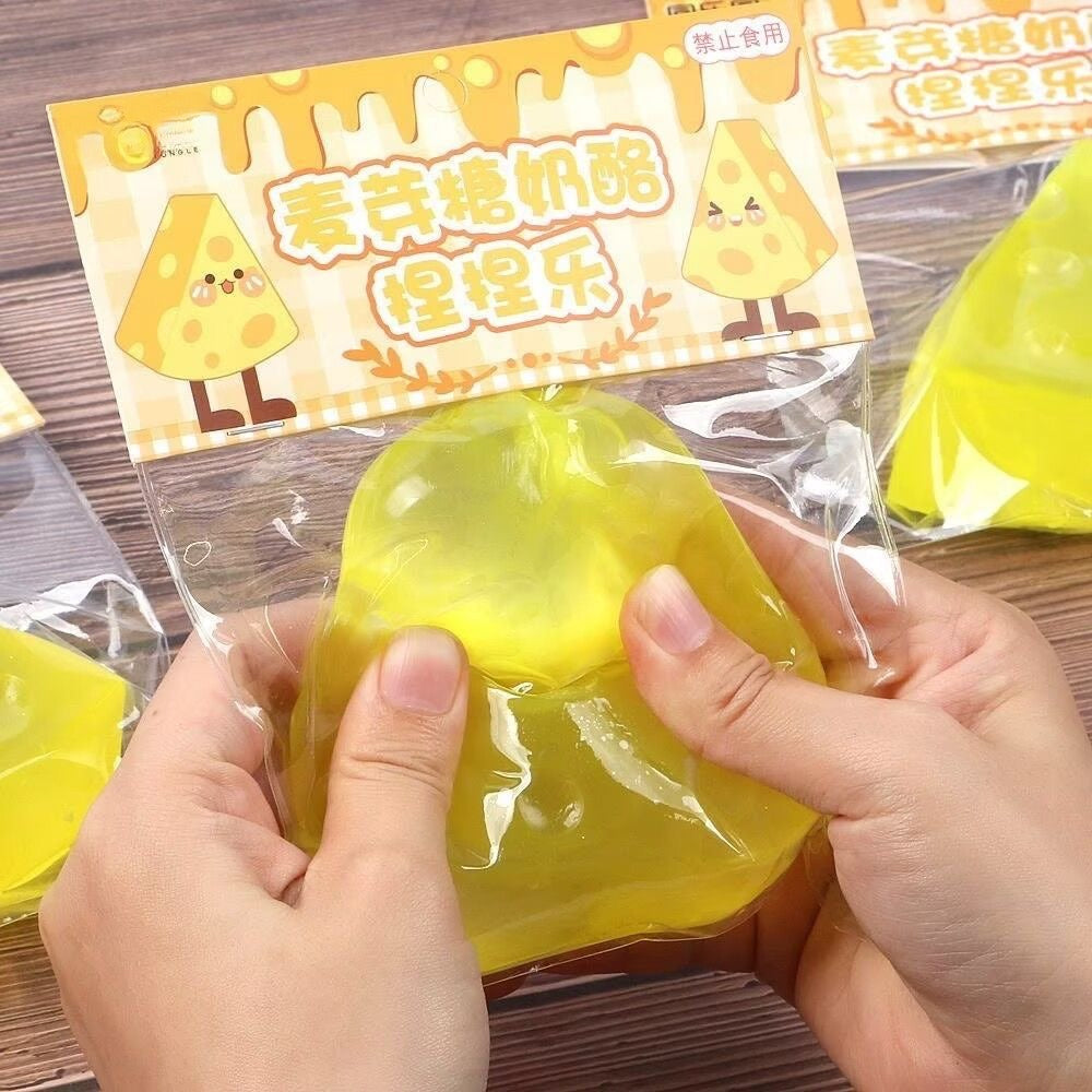 Vaseline Base Cheese Stress Ball Squishy Stress Relief Decompression Toy – product image 5